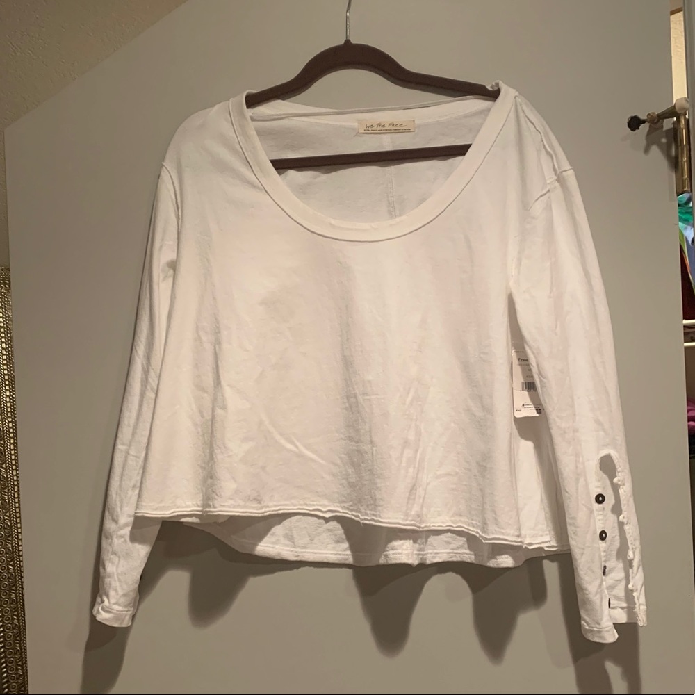 NWT Free people white top
